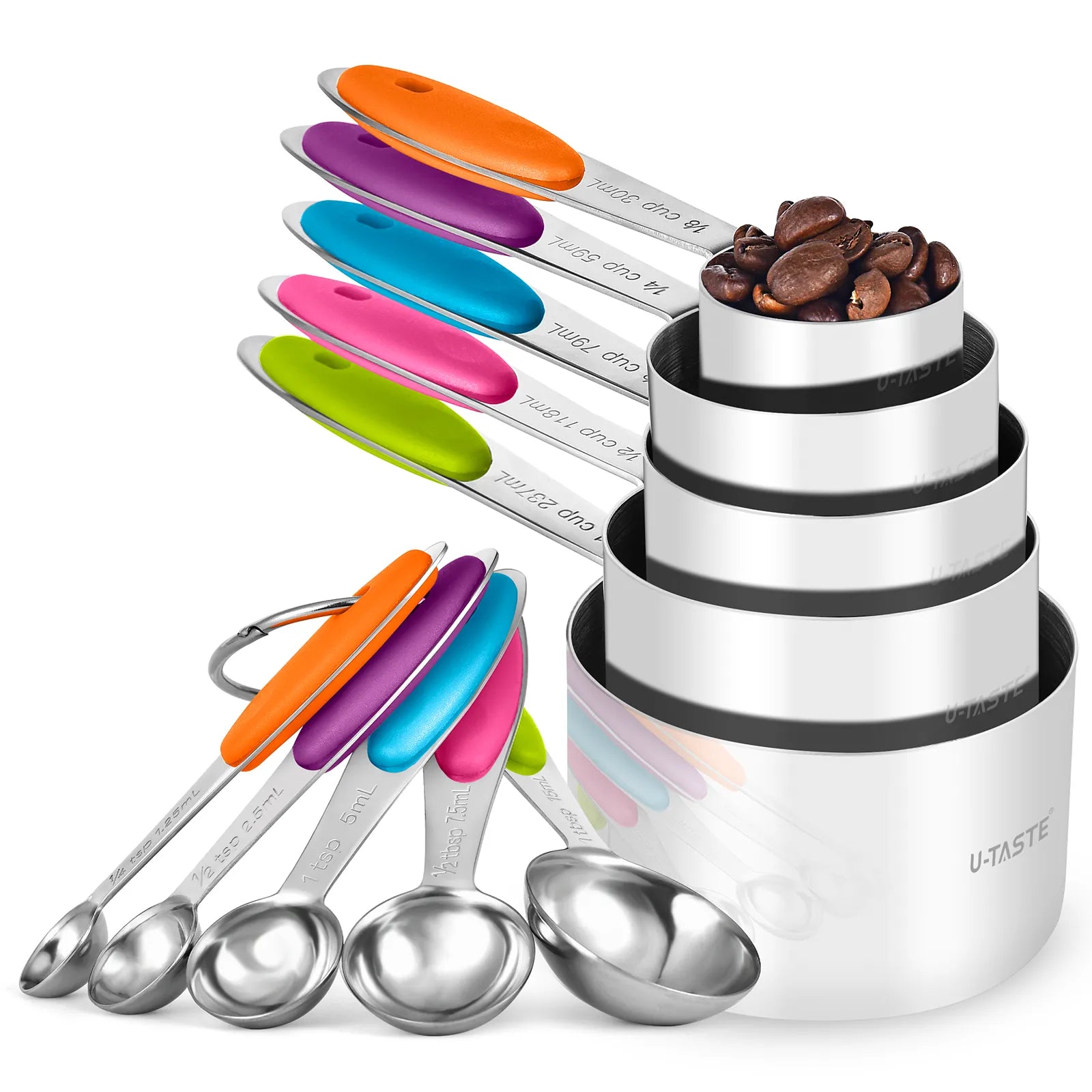 Measuring Cups and Spoons Set of 10