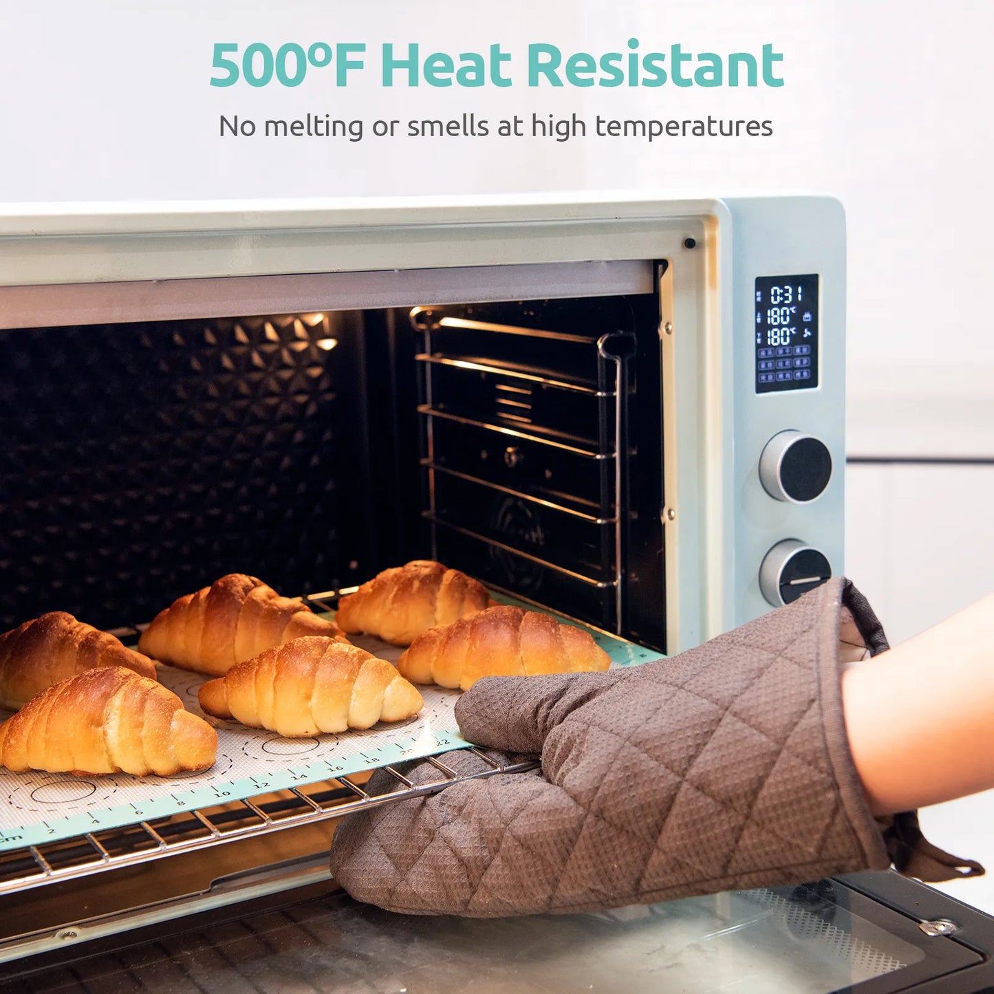 500ºF Heat Resistant Macaron Silicone Baking Mat