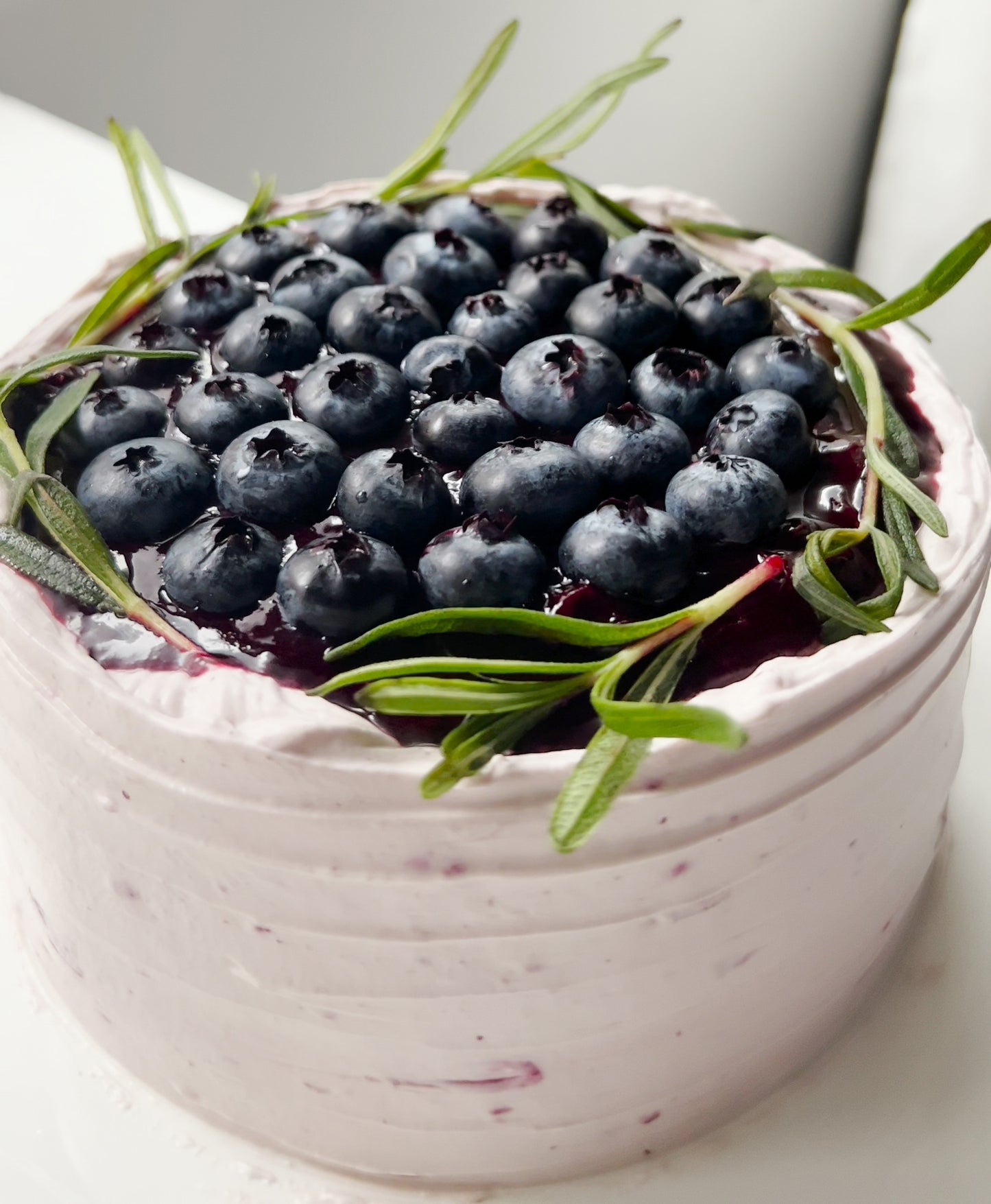 Blueberry Cream Cake Recipe (In English; Digital Download; PDF Form; 1 Tutorial Video)